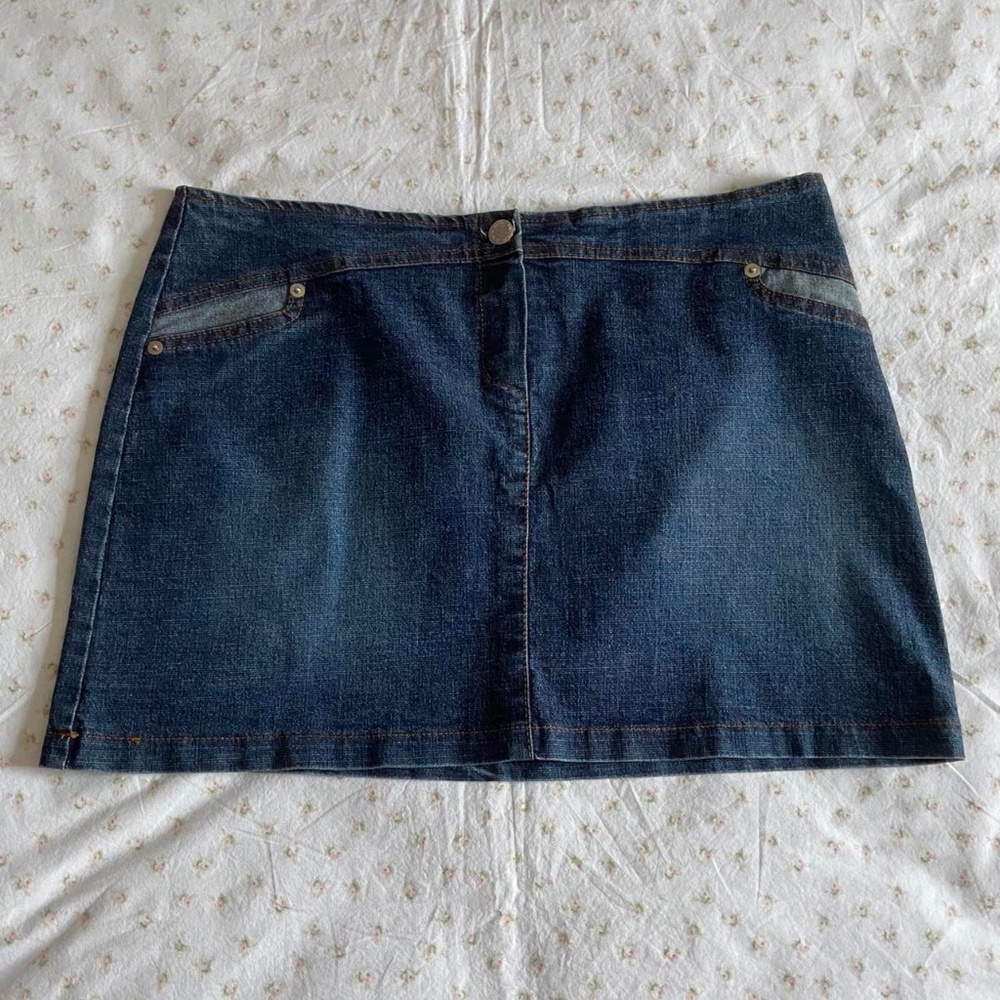 Y2k Vintage Denim Mini Skirt